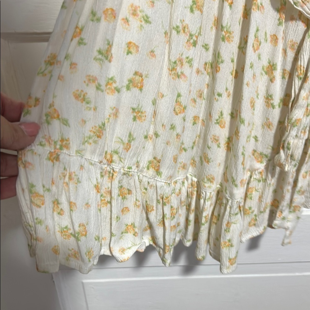 Billabong Floral Dress with Tie Waist - Picture 4 of 7